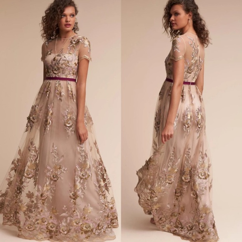 BHLDN Monique Lhuillier NWOT Size 2 Dress
